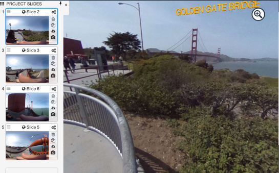 Please click on the Screenshot to start our virtuel tour cross the Golden Gate Bridge.